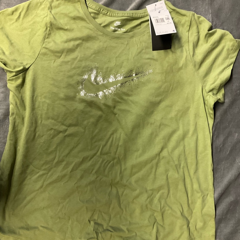 Nike 1x Womens Tshirt green